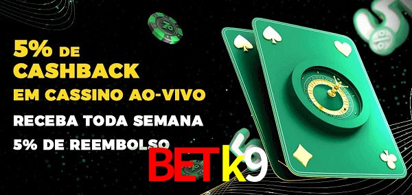 Promoções do cassino ao Vivo Betk9